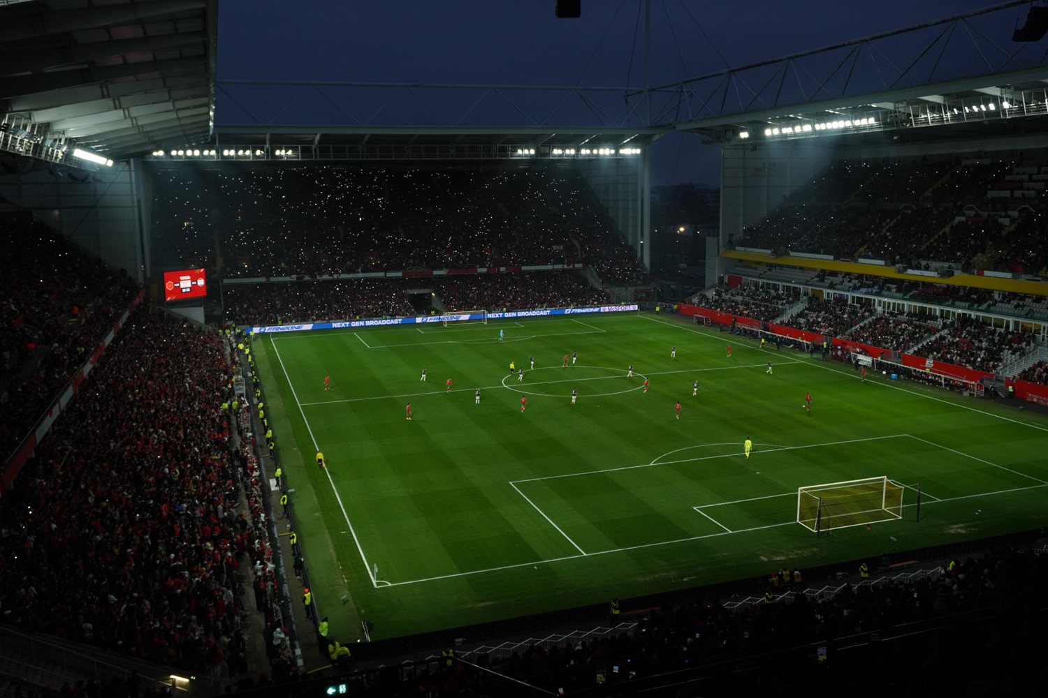 Match en nocturne